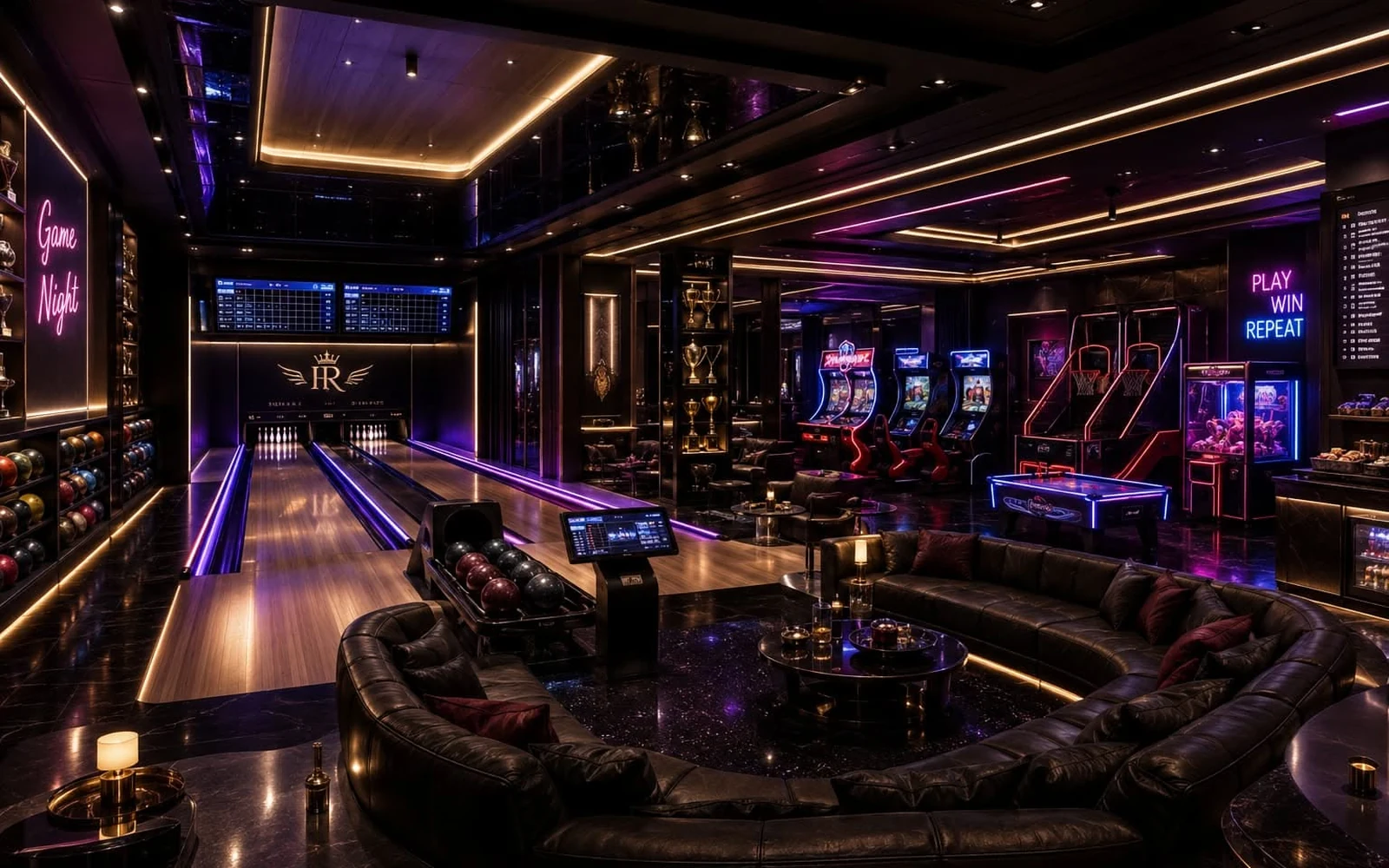 บรรยากาศโต๊ะเกมคาสิโนในล็อบบี้ sexygame992